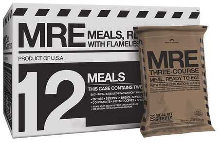 MEAL KIT SUPPLY MKA-01 EMERGENCY FOOD RATION PACKET 140 OZ PK12