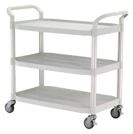 GRAINGER GLOBAL SOURCING 35KT26 UTILITY CART OFF-WHITE 39-3/4 IN.H