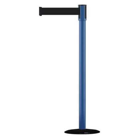 TENSABARRIER 890B-33-23-23-MAX-NO-B9X-C SLIMLINE POST BLACK BLUE POST FINISH