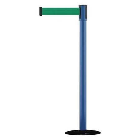 TENSABARRIER 890B-33-23-23-MAX-NO-G6X-C SLIMLINE POST GREEN BLUE POST FINISH