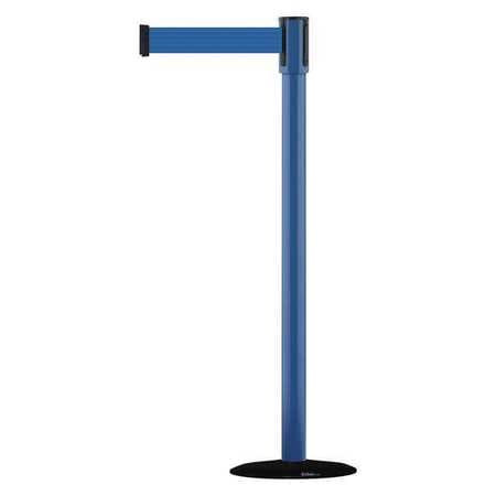 TENSABARRIER 890B-33-23-23-MAX-NO-L5X-C SLIMLINE POST BASIC STEEL BLUE 13 FT.
