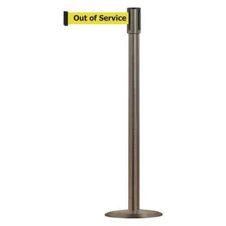 TENSABARRIER 890U-3S-3S-3S-MAX-NO-YEX-C SLIMLINE POST STANDARD 13 FT. STEEL