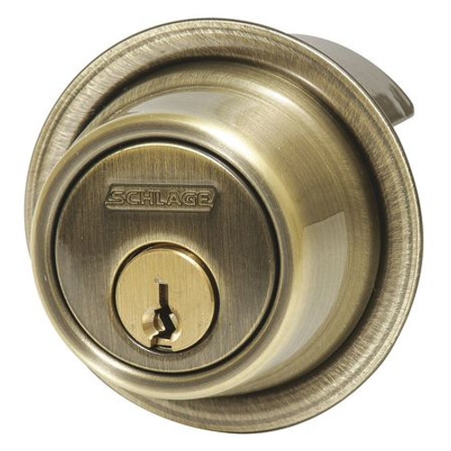 SCHLAGE B560P 609 GRADE 2 SINGLE CYLINDER DEADBOLT, CONVEN SCHLAGE B560P 609 GRADE 2 SINGLE CYLINDER DEADBOLT, CONVEN