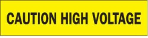 BRADY SPC ABSORBENTS 91220 BARRICADE TAPE,CAUTION HIGH VOLTAGE,3INW