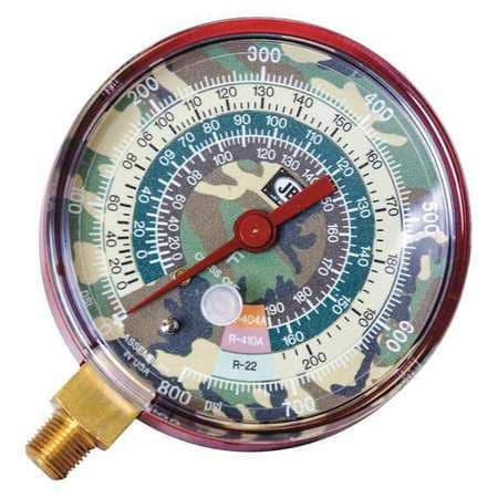 JB INDUSTRIES M2-925CM GAUGE 3-1/8IN DIA HIGH SIDE CAMO 800 PSI