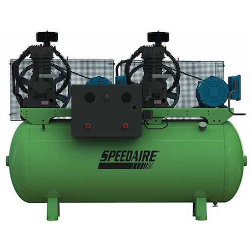 SPEEDAIRE 35WC61 ELEC. AIR COMPRESSOR DUPLEX 5HP 32.8CFM