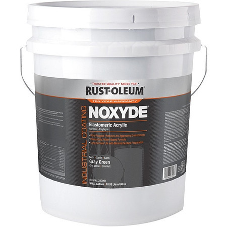 RUST-OLEUM 283094 COATING, MATHY'S, 5 GAL, GRAY GREEN, GLO