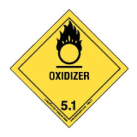 LABELMASTER HML11 OXIDIZER LABEL 100MMX100MM PAPER 500