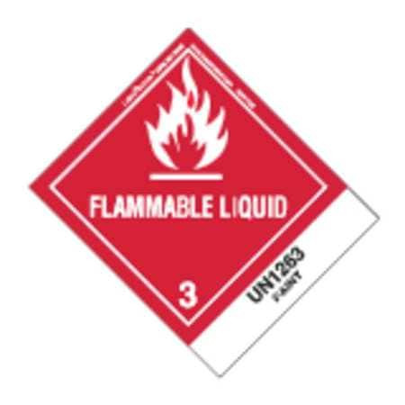 LABELMASTER HSN1700 FLAMMABLE LIQUID LABEL 100MMX120MM 500