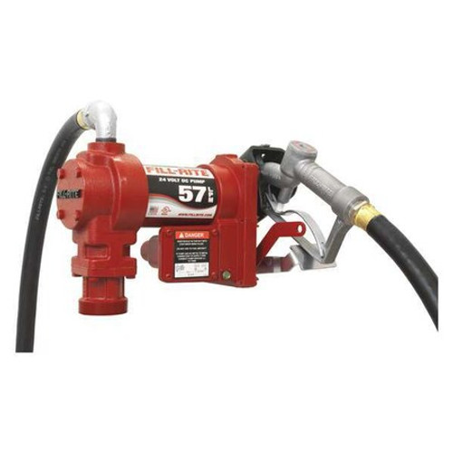 FILL-RITE FR2410G FUEL TRANSFER PUMP 15 GPM 12 FT HOSE