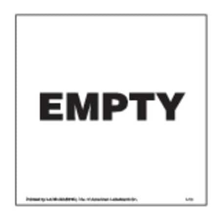 LABELMASTER L18 EMPTY LBL 152MMX152MM PPR BLCK/WHITE 500