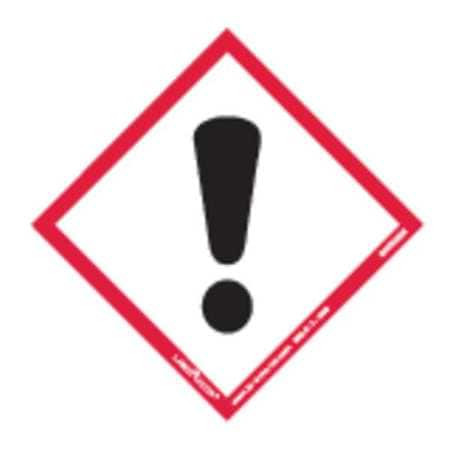 LABELMASTER GHIS0066 GHS EXCLAMATION MARK LABEL 4INX4IN 100