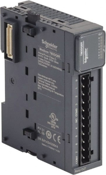 SCHNEIDER ELECTRIC TM3DQ8R EXT MODULE,TM3,0 INPUTS,8 OUTPUTS