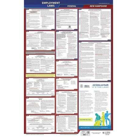 JJ KELLER 300-NH-3 LABORLAW POSTER FED/STA NH ENG 26INH 3YR