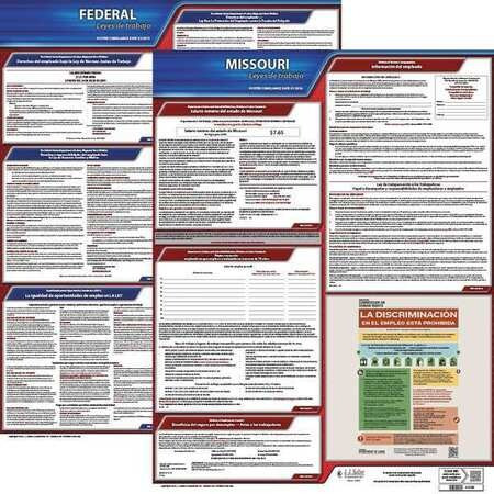 JJ KELLER 200-MO-3 LABOR LAW POSTER FED/STA MO SP 20INH 3YR
