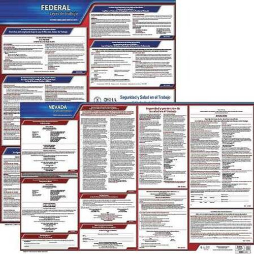 JJ KELLER 200-NV-3 LABOR LAW POSTER FED/STA NV SP 20INH 3YR