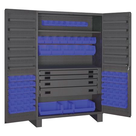 DURHAM MFG CO JCBDLP724RDR-5295 DURHAM HEAVY DUTY WORK BIN CABINET JCBDL