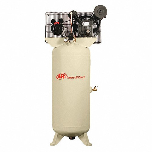 INGERSOLL-RAND 2340L5-4L976 ELECTRIC AIR COMPRESSOR 2 STAGE 5 HP