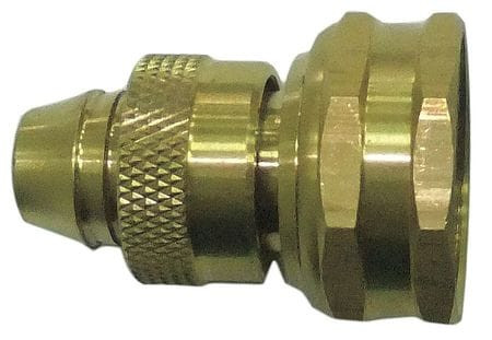 WESTWARD 20KP39 HOSE CONNECTOR FEMALE BRASS 100 PSI