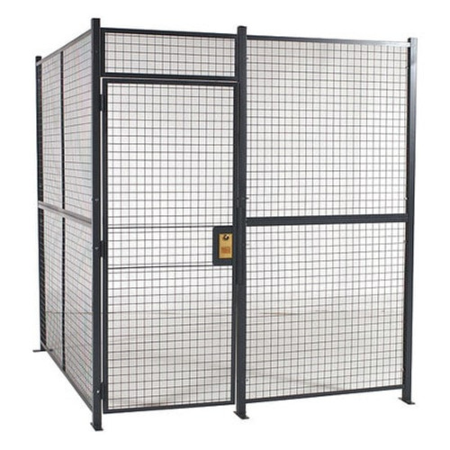 RAPIDWIRE 81083W WELDED PARTITION CAGE 10FT. 4IND 3 SIDED
