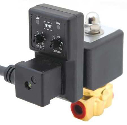 SPEEDAIRE 38XR85 AUTO DRAIN VALVE 1.0 GPM 1500 PSI 115V