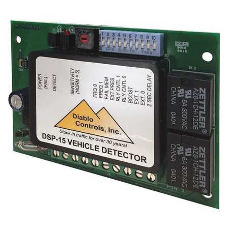 DIABLO CONTROLS INC. DSP-15 LVT VEHICLE DETECTOR 11 PIN PLUG-IN