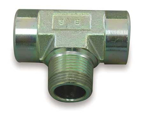 EATON 2091-2-2S ADPT MLNPT-FNPT 1/8-27 TEE 1.32IN