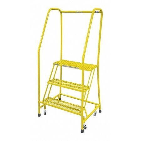 COTTERMAN 1003R1820A6E10B3C2P6 ROLLING LADDER STEEL 60IN. H. YELLOW