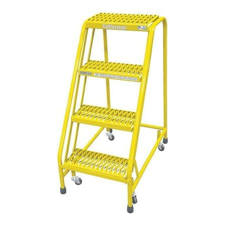 COTTERMAN 1004N1820A3E10B3C2P6 ROLLING LADDER STEEL 40IN. H. YELLOW