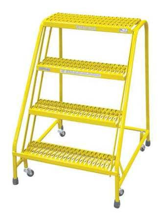 COTTERMAN 1004N2630A3E10B3C2P6 ROLLING LADDER STEEL 40IN. H. YELLOW