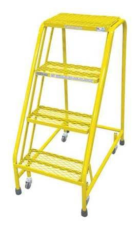 COTTERMAN 1004N1820A1E10B3C2P6 ROLLING LADDER STEEL 40IN. H. YELLOW