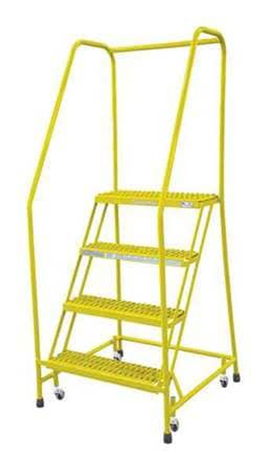 COTTERMAN 1004R2630A3E10B4C2P6 ROLLING LADDER STEEL 70IN. H. YELLOW COTTERMAN 1004R2630A3E10B4C2P6 ROLLING LADDER STEEL 70IN. H. YELLOW