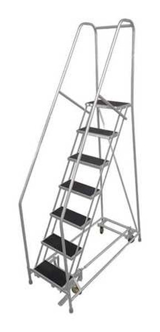 COTTERMAN 1007R2630A1E30B4AC1P6 ROLLING LADDER STEEL 100IN. H. GRAY