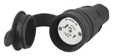 HUBBELL HBL27W81BK 3-PHASE WYE 120/208 VAC 20A NEMA L21-20R