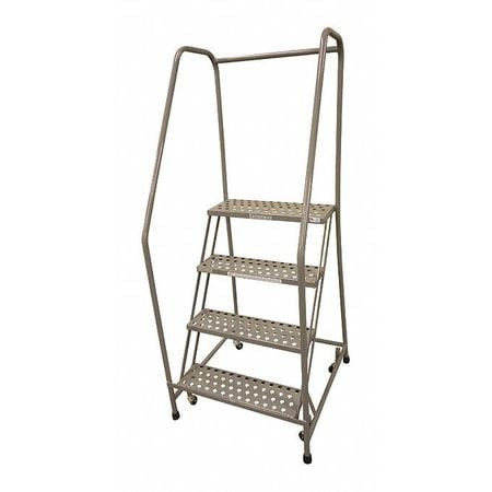COTTERMAN 1004R3232A3E20B4C1P6 ROLLING LADDER STEEL 70IN. H. GRAY