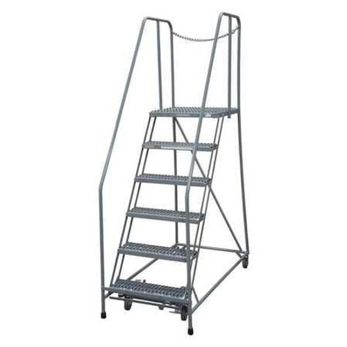COTTERMAN 1006R2630A1E20B4D3C1P6 ROLLING LADDER STEEL 90IN. H. GRAY