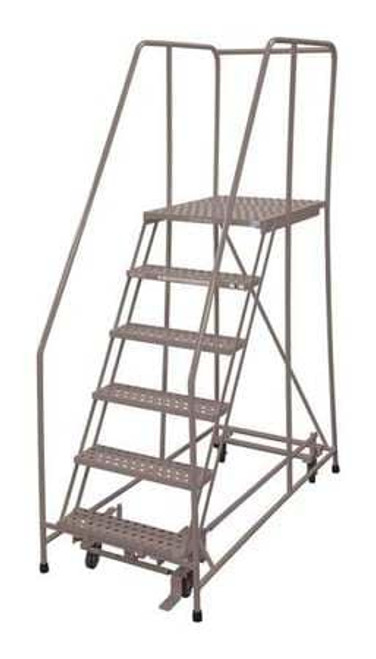 COTTERMAN 1006R2630A1E30B4AC1P6 ROLLING LADDER STEEL 90IN. H. GRAY