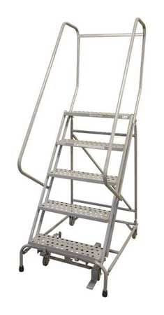 COTTERMAN 1504R3232A1E10B4W4C1P6 ROLLING LADDER STEEL 70IN. H. GRAY