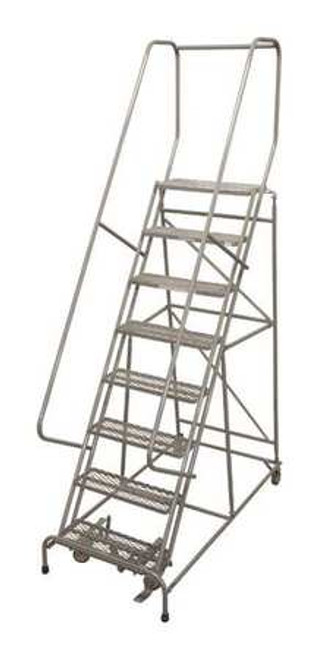 COTTERMAN 1508R2632A2E10B4W5C1P6 ROLLING LADDER STEEL 110IN. H. GRAY