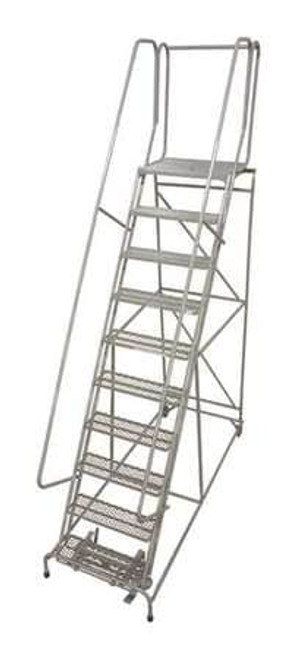 COTTERMAN 1510R3232A1E30B4W4C1P6 ROLLING LADDER STEEL 130IN. H. GRAY