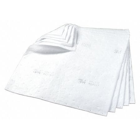 3M HP-557 ABSORBENT PAD STATRSIST WHITE 75GAL PK50