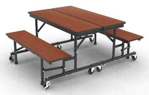 PALMER 34M13291508-EG-KDC-B CONVERTIBLE BENCH TABLE 96 IN W CHERRY