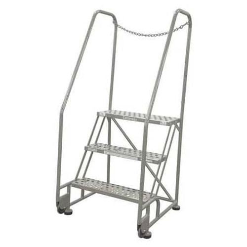 COTTERMAN 3STR26A1E20B8D3C1P6 ROLLING LADDER STEEL 60IN. H. GRAY