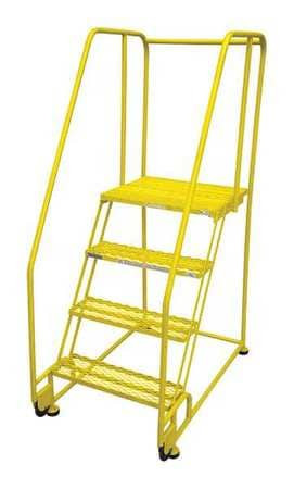 COTTERMAN 4TR26A3E20B8C2P6 ROLLING LADDER STEEL 70IN. H. YELLOW
