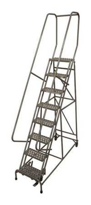 COTTERMAN 1008R2632A1E10B4AC1P6 ROLLING LADDER STEEL 110IN. H. GRAY