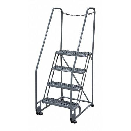 COTTERMAN 4TR18A1E10B8D3C1P6 ROLLING LADDER STEEL 70IN. H. GRAY