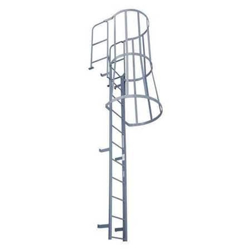COTTERMAN F11WC C1 FIXED LADDER W/SAFETY CAGE 10 FT H. COTTERMAN F11WC C1 FIXED LADDER W/SAFETY CAGE 10 FT H.