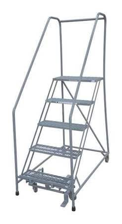COTTERMAN 1205R1820A3E12B4C1P6 ROLLING LADDER STEEL 80IN. H. GRAY
