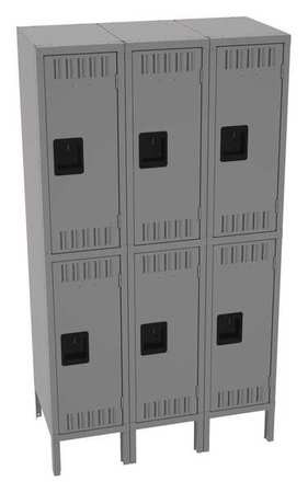 TENNSCO CORP DTS-121830-3MG WARDROBE LOCKR M GRY 36IN.WX18IND 2 TIER