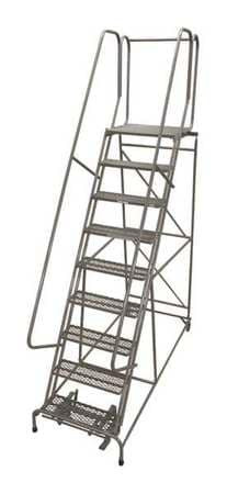 COTTERMAN 1009R2632A3E20B4AC1P6 ROLLING LADDER STEEL 120IN. H. GRAY
